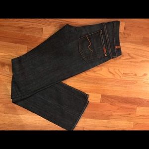 7 for all mankind Dark Boot Cut Jeans